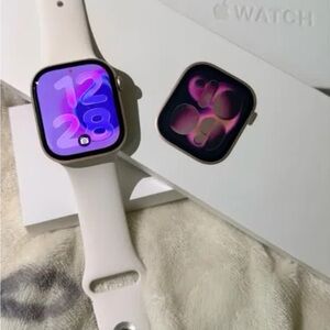 Apple Watch series 11 with White Band